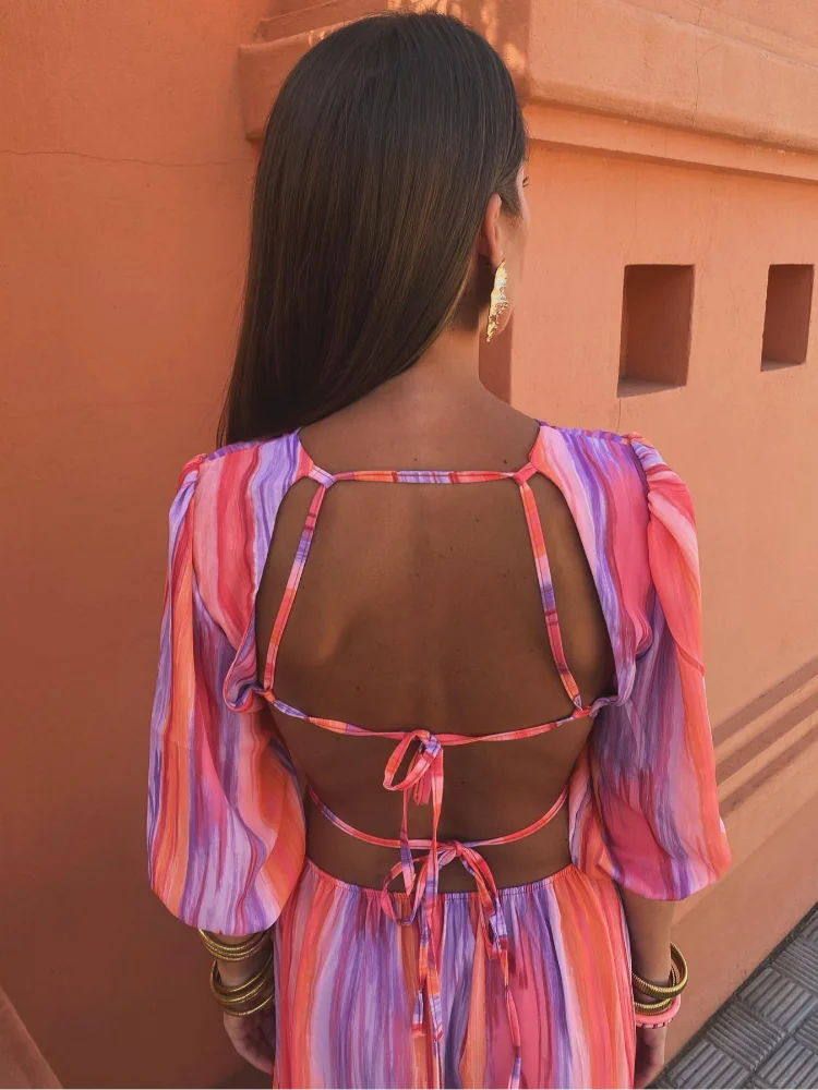 MARINE | Robe Élégante avec Découpes