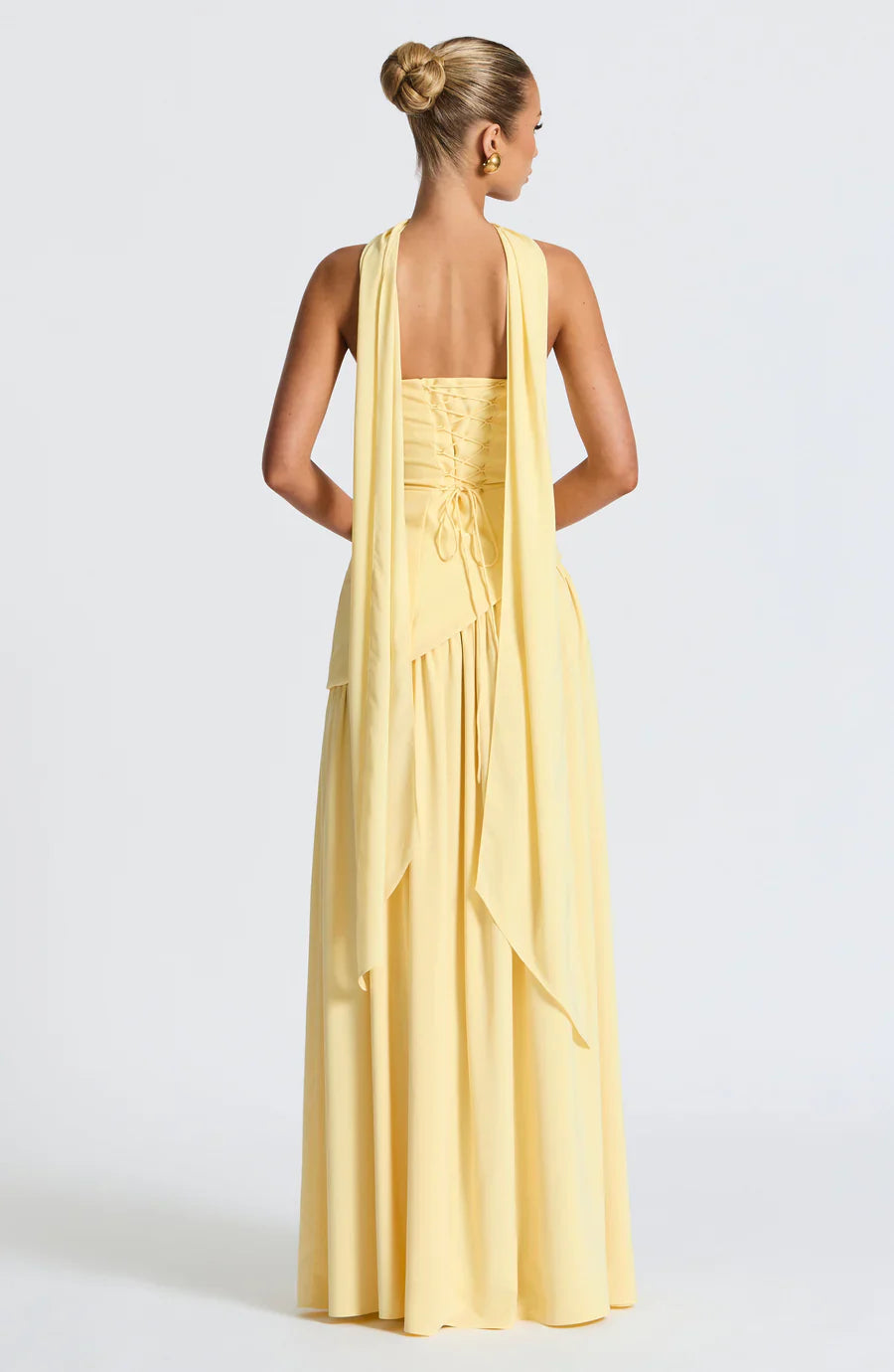 MIRELLE | Robe bustier asymétrique fendue