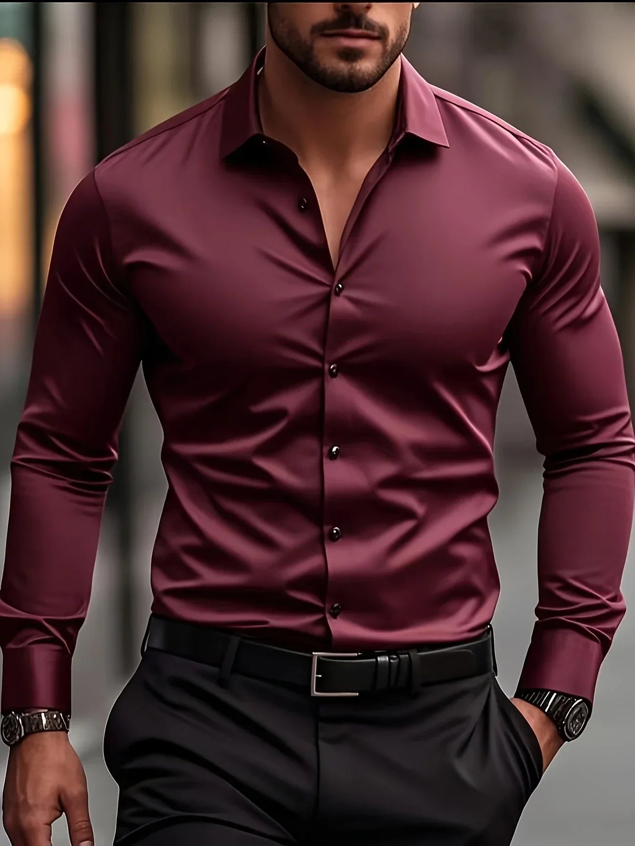 BYRON | Chemise Élégante à Manches Longues