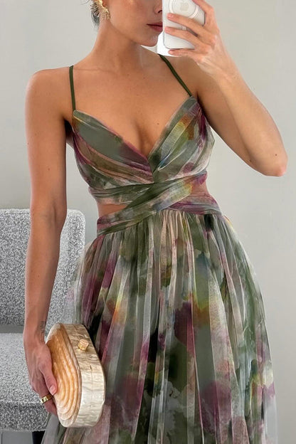 CLÉA | Robe longue fleurie