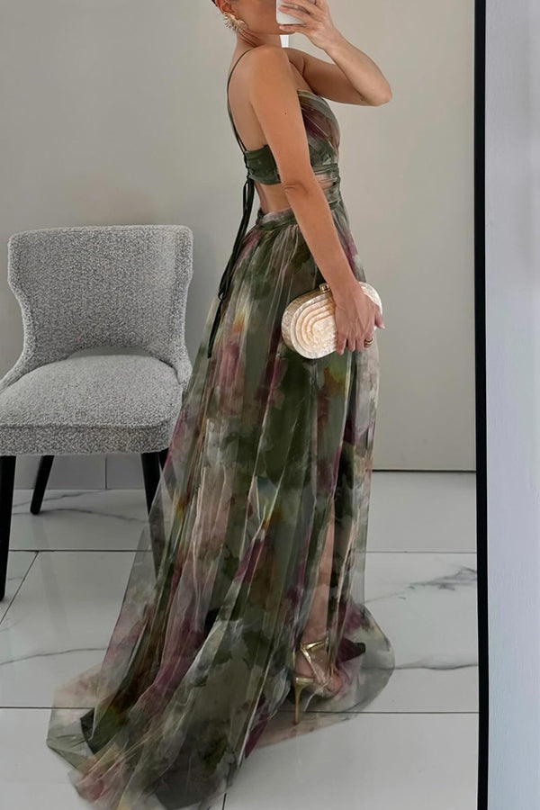 CLÉA | Robe longue fleurie
