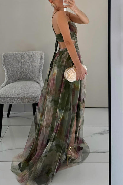 CLÉA | Robe longue fleurie