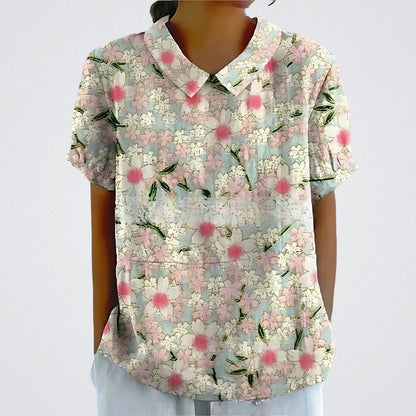 ÉLINA | Blouse en lin floral