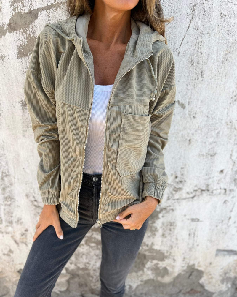 MADELEINE | Veste en velours côtelé
