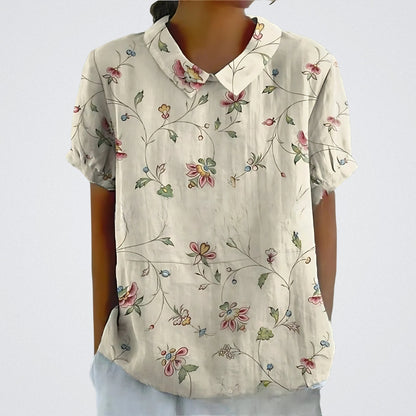 ÉLINA | Blouse en lin floral