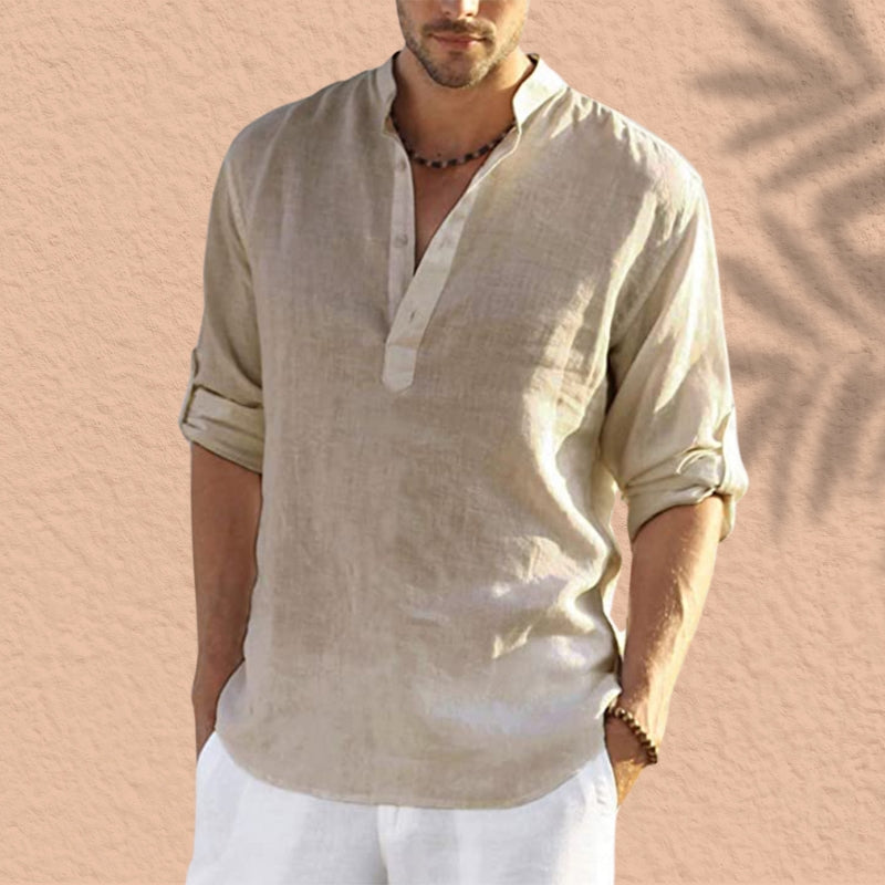 CYRIL | Chemise en Lin à Manches Longues