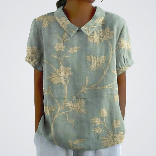 ÉLINA | Blouse en lin floral