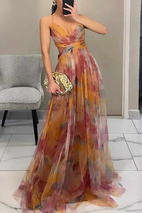CLÉA | Robe longue fleurie