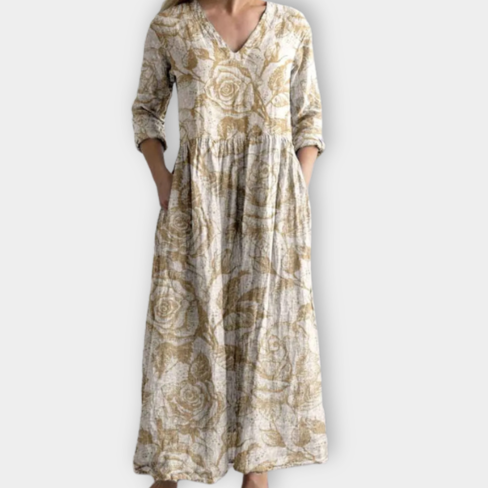 Unda | Robe Maxy Boho en doux tissu premium