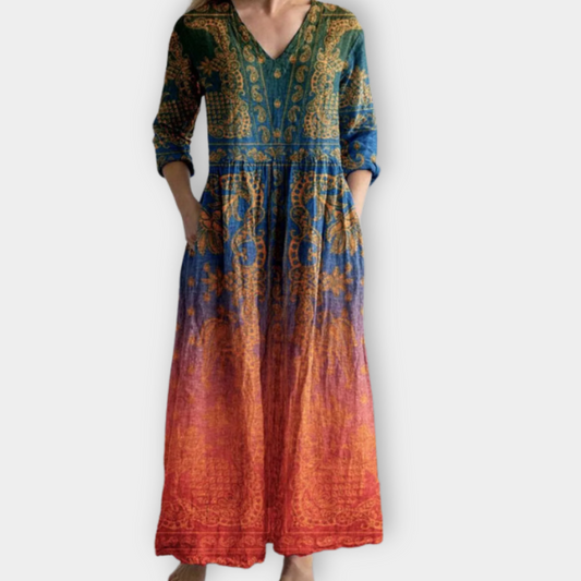 Demetria | Maxibito Boho en tissu premium doux