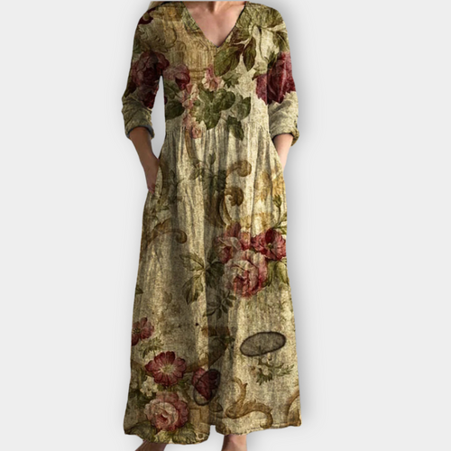 Quassia | Robe Maxy Boho en tissu premium doux