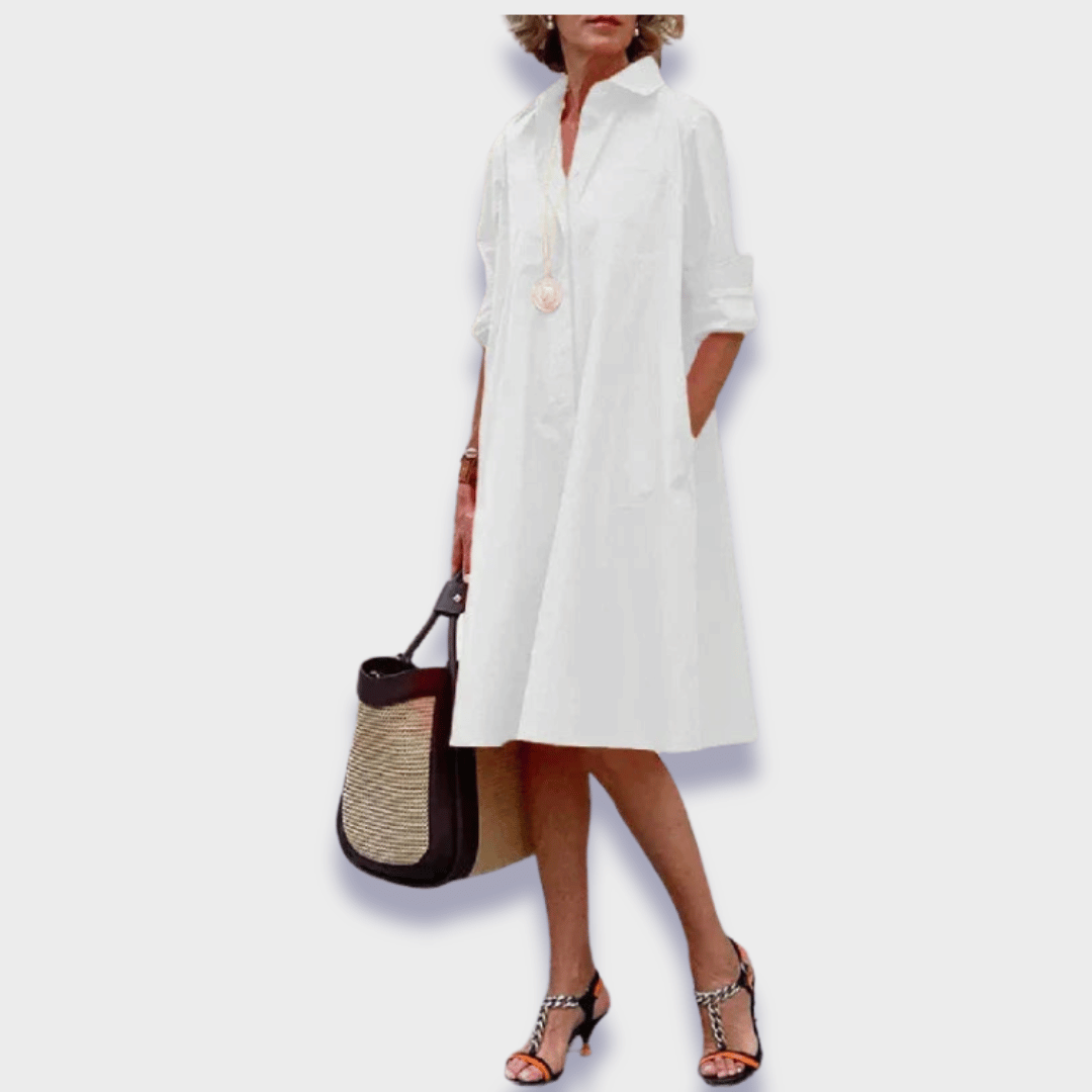 CLARISSE | Robe polo décontractée