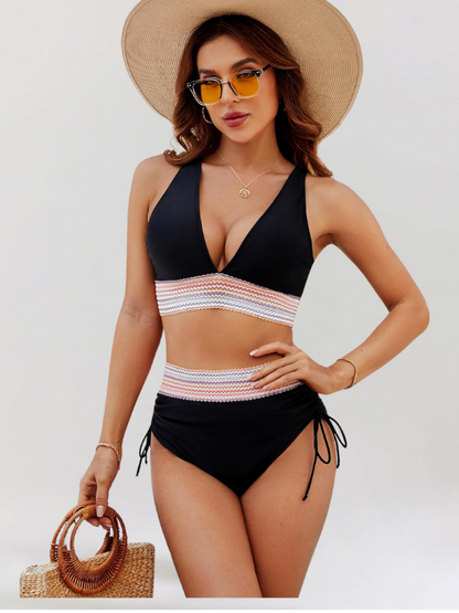 SERENA | Bikini avec Contrôle du Ventre et Taille Haute