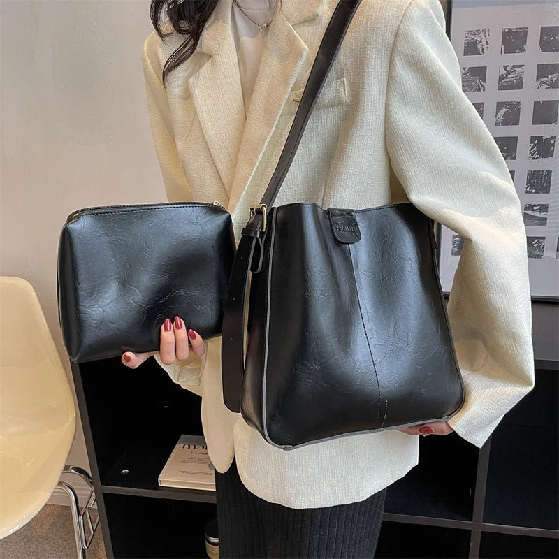 LYS | Ensemble de Sac Shopper Rétro