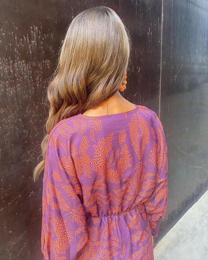 NOÉMIE | Robe Élégante Imprimée