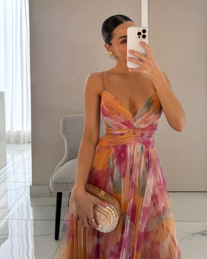 CLÉA | Robe longue fleurie