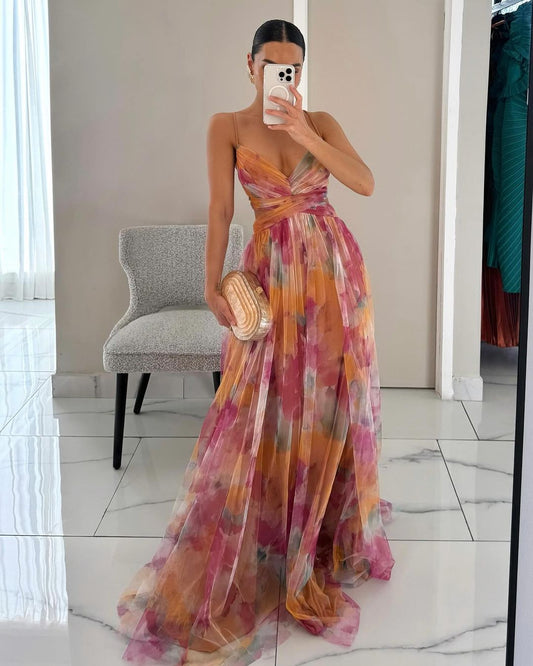 CLÉA | Robe longue fleurie