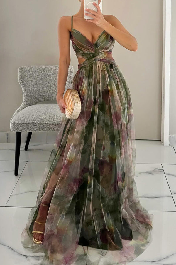 CLÉA | Robe longue fleurie