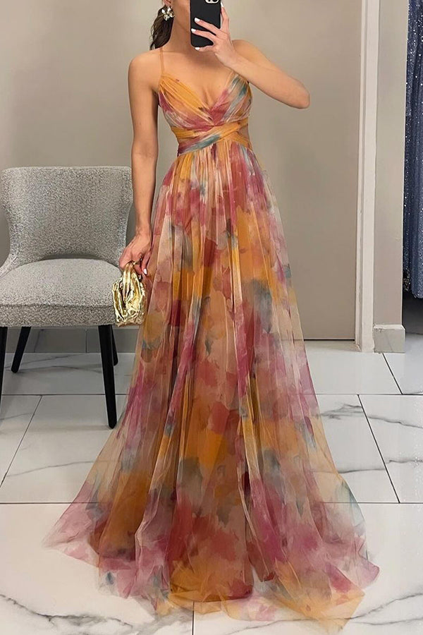 CLÉA | Robe longue fleurie