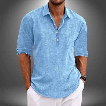 PIERRE | Chemise Élégante en Coton et Lin