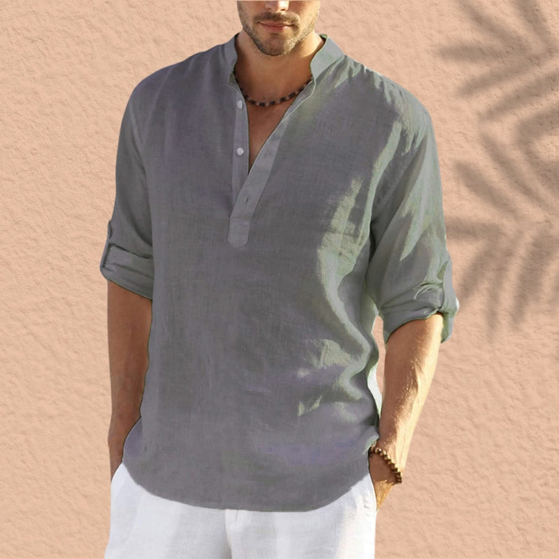 CYRIL | Chemise en Lin à Manches Longues