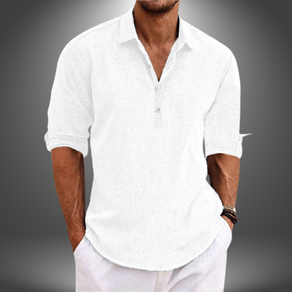 PIERRE | Chemise Élégante en Coton et Lin