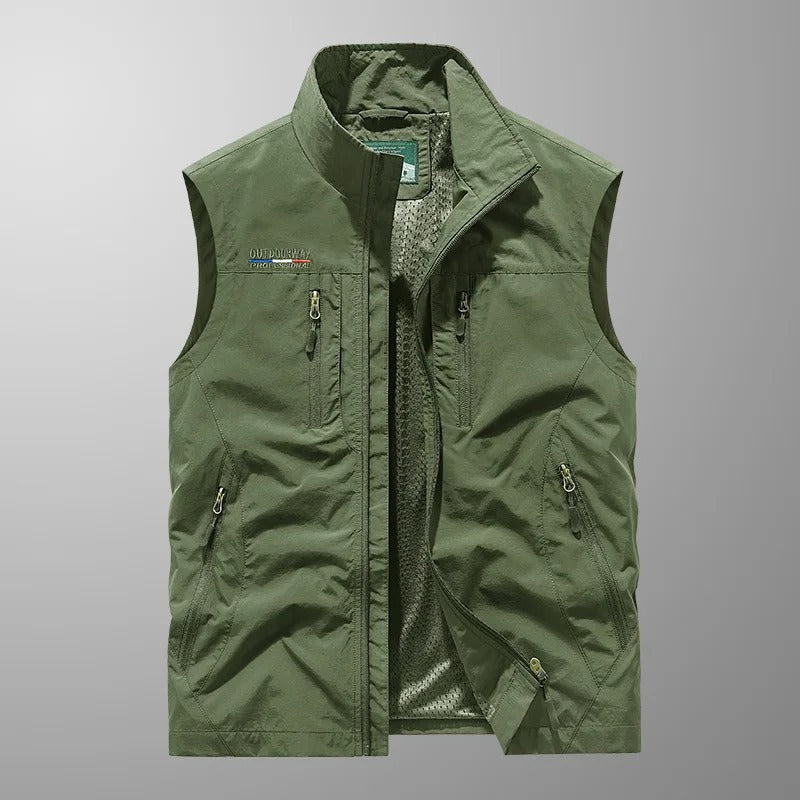 LÉON | Gilet cargo respirant avec plusieurs poches