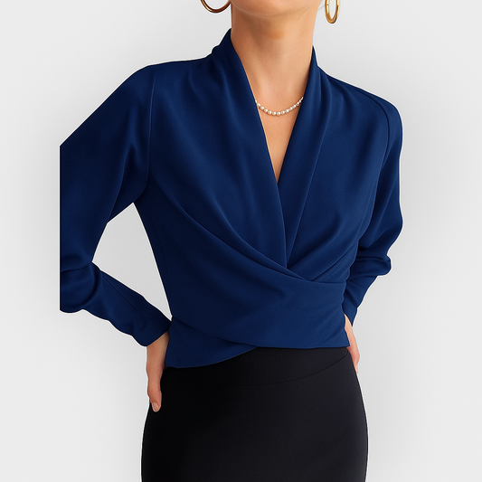 AURÉLIE | Blouse à manches bouffantes
