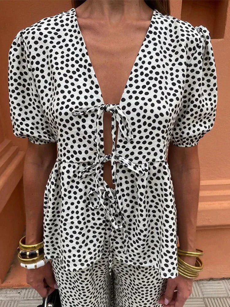 ADÈLE | Ensemble Casual Imprimé