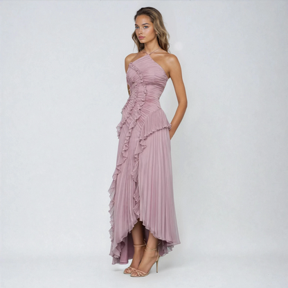 AURIA | Robe plissée asymétrique