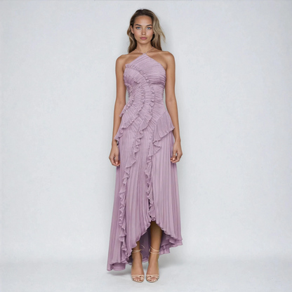 AURIA | Robe plissée asymétrique