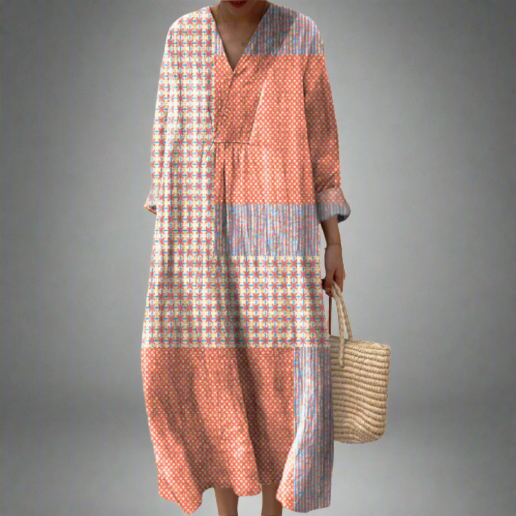 MARGOT | Robe Géométrique Élégante