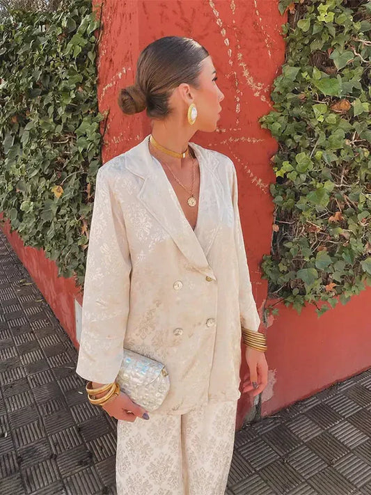 ALICE | Blazer Élégant en Jacquard