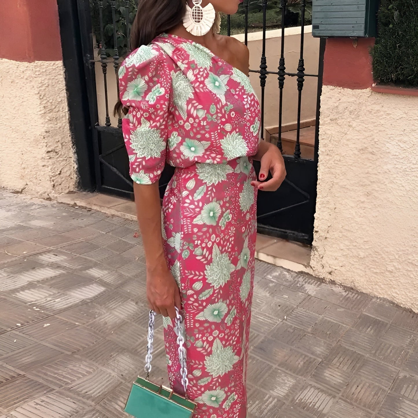 JULIETTE | Robe Élégante Monépaule