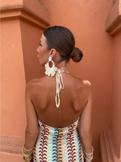 CAMILLE | Robe Longue Élégante Moderne
