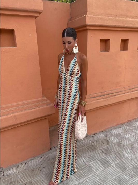 CAMILLE | Robe Longue Élégante Moderne