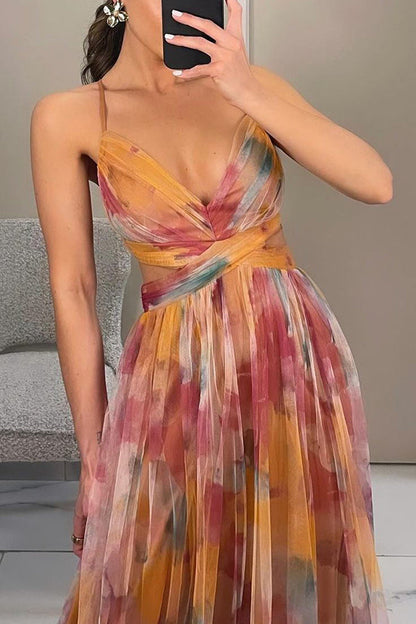 CLÉA | Robe longue fleurie