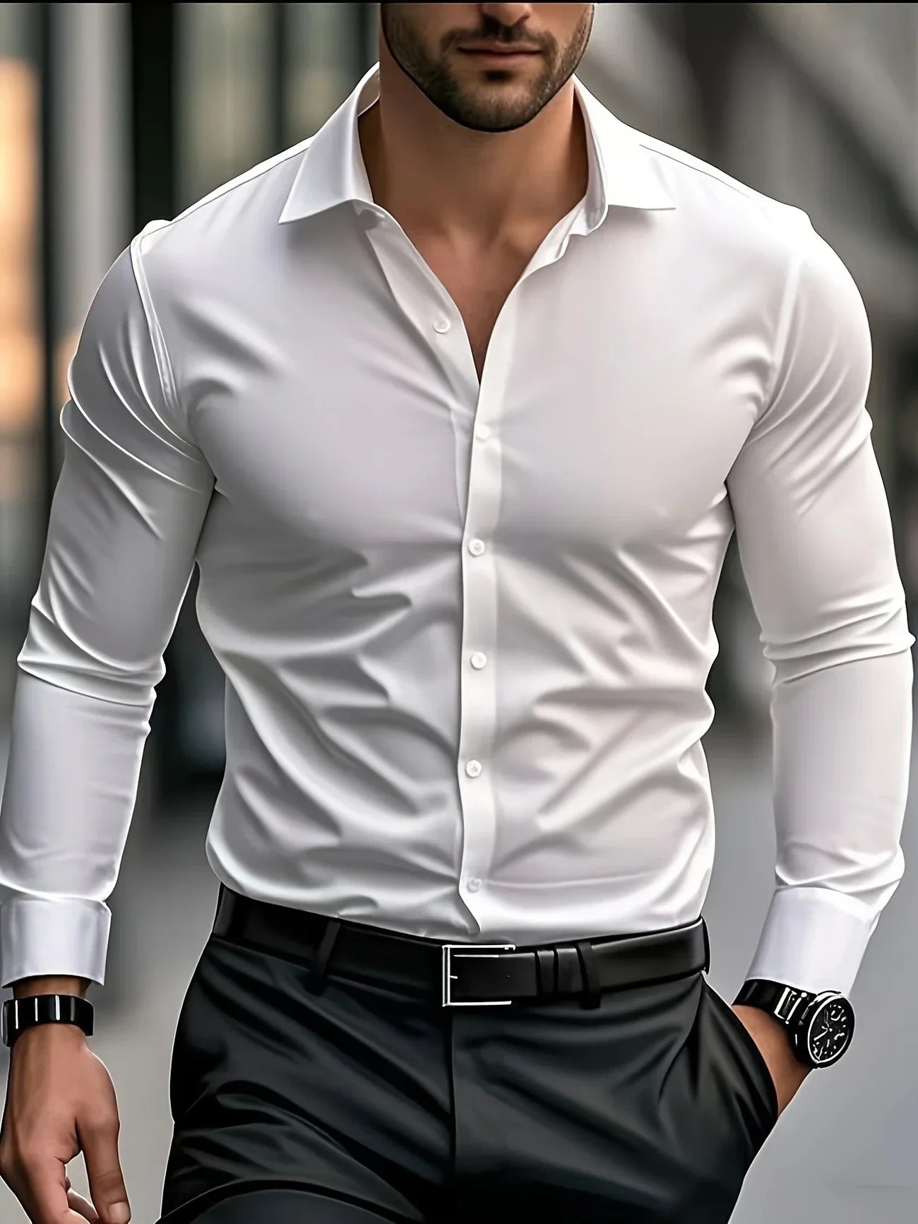 BYRON | Chemise Élégante à Manches Longues