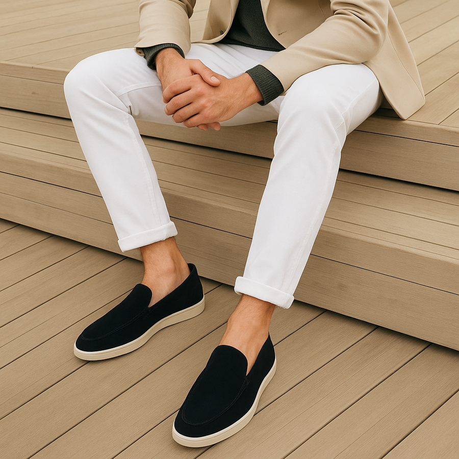 Gebhard | Mocassin Élégant en Daim