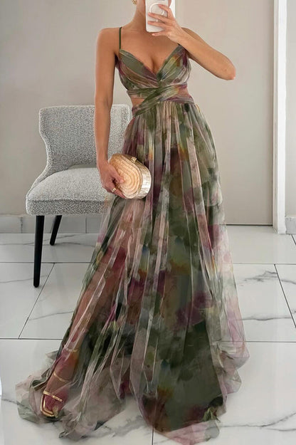 CLÉA | Robe longue fleurie