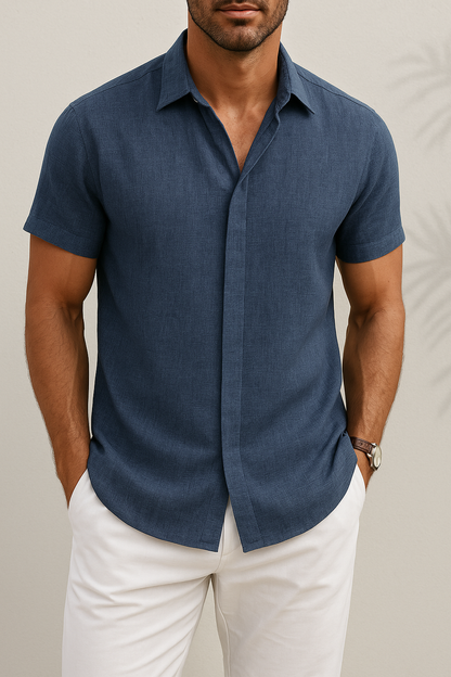 SIMON | Chemise en Lin Classique