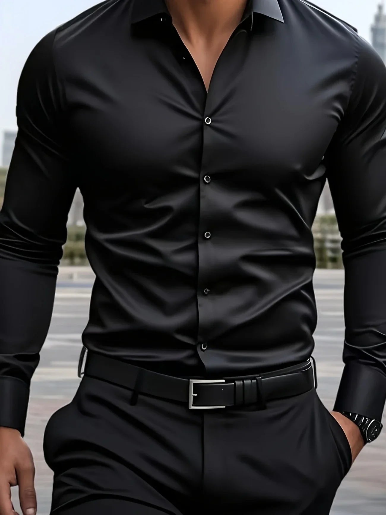 BYRON | Chemise Élégante à Manches Longues
