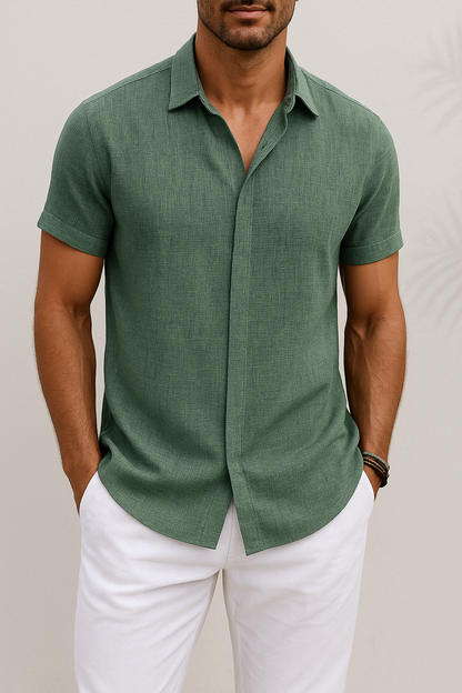 SIMON | Chemise en Lin Classique