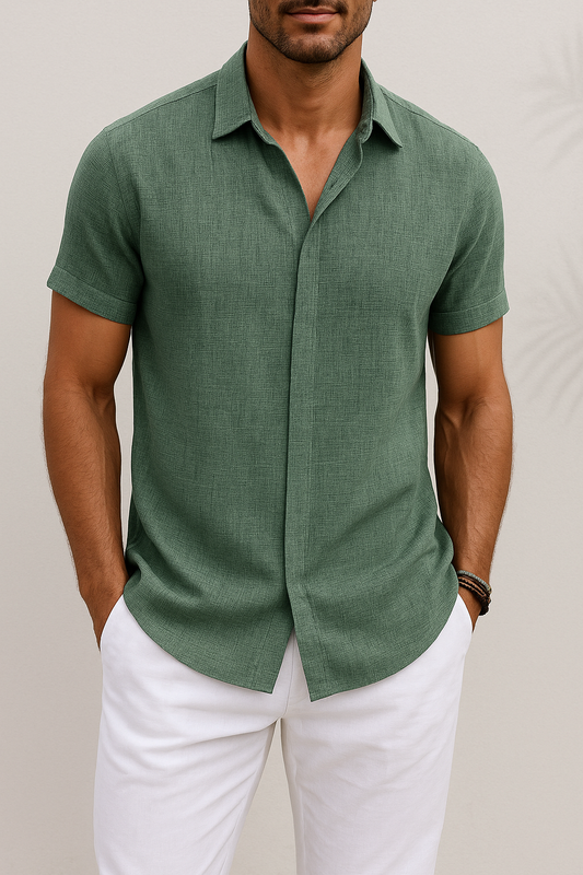 SIMON | Chemise en Lin Classique